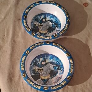 Batman Themed Plastic Bowls